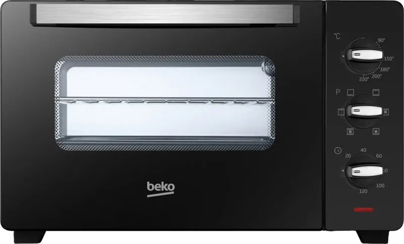 Beko - BMOF30B Fornetto elettrico 1600W 52cm 30Lt, 4 funzioni, Nero