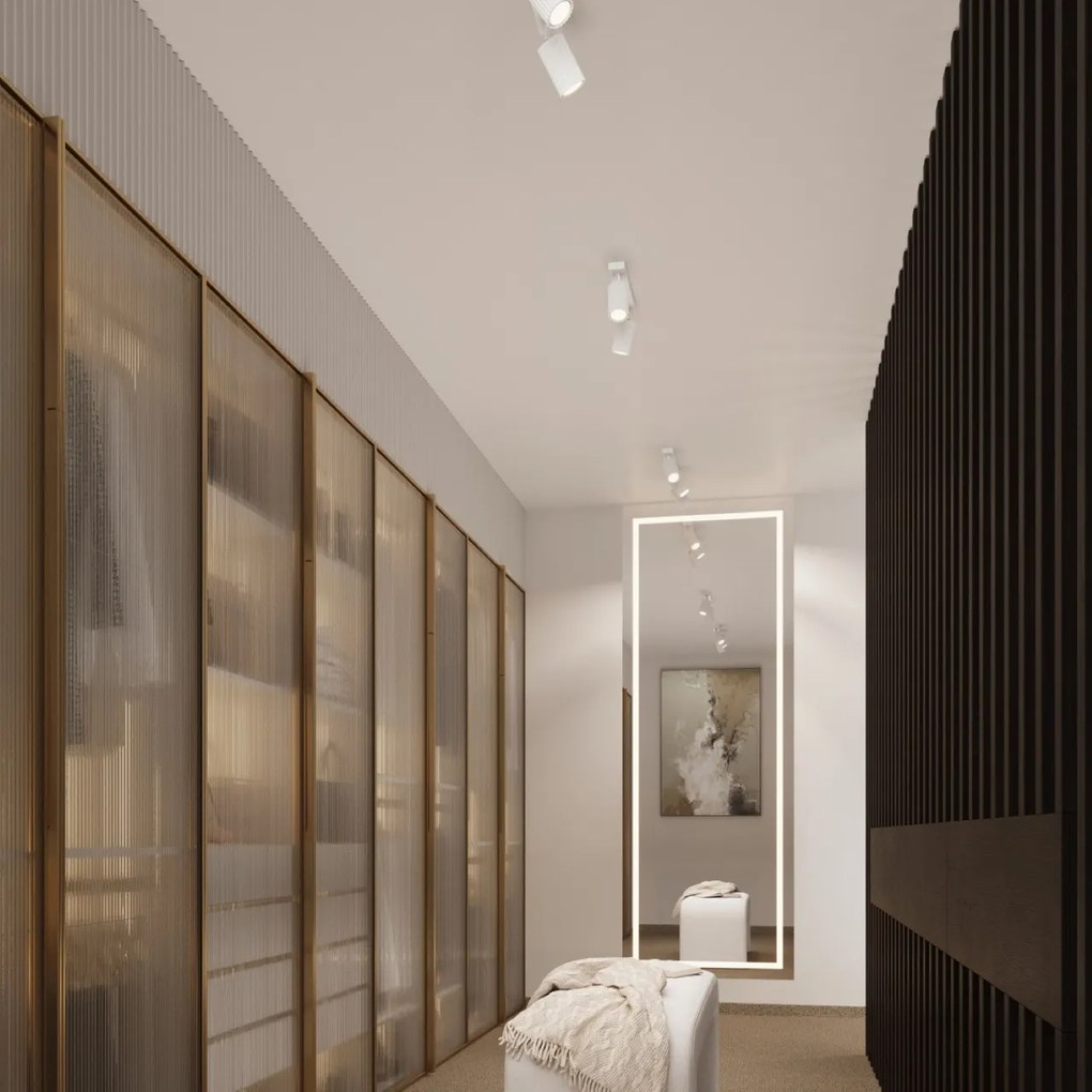 Plafoniera da Soffitto 2xGU10 in Alluminio KARBON 2