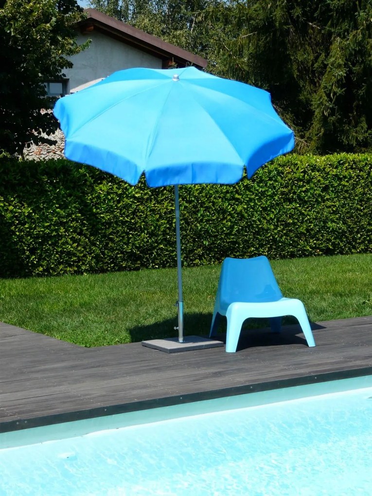 Ombrellone da Giardino Ø2 m Palo Ø33 mm in Acciaio Maffei Borgo Ecru...