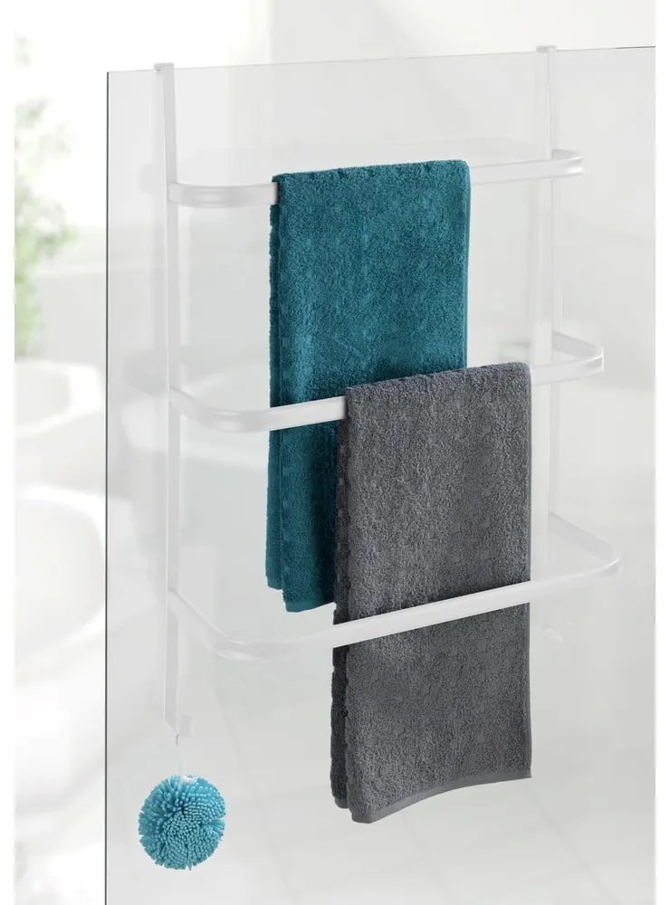 Portasciugamano da appendere bianco opaco in acciaio Irpinia – Wenko