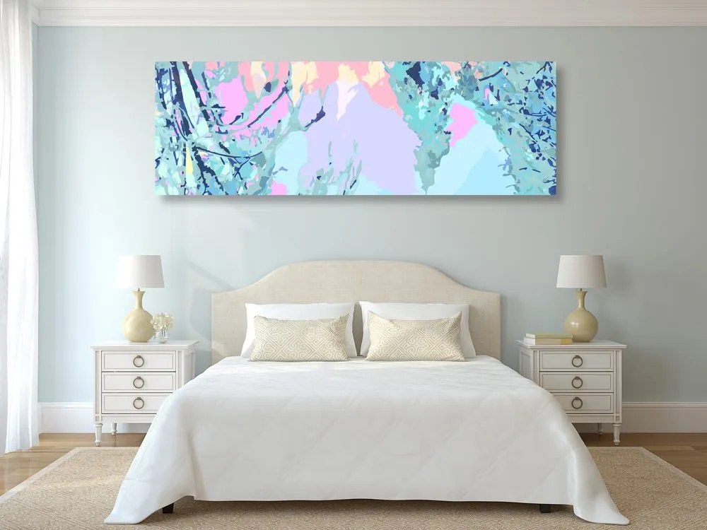 Quadro su tela – Foresta astratta