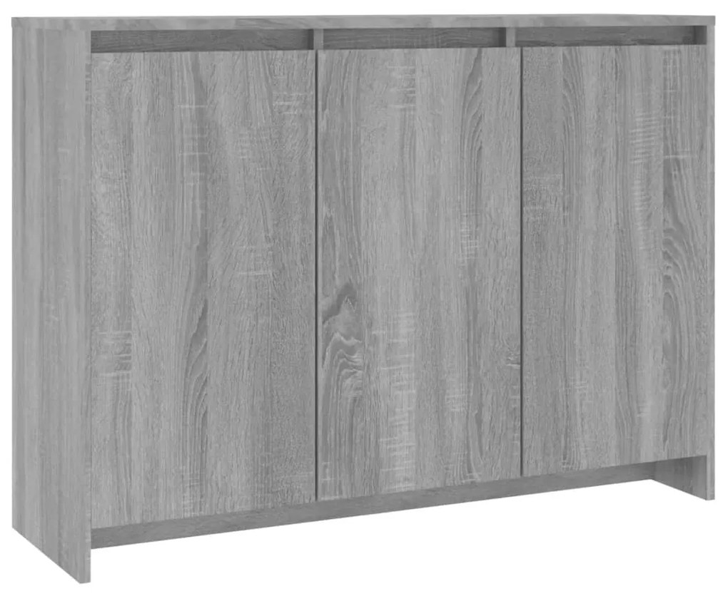 Credenza grigio sonoma 102x33x75 cm in truciolato