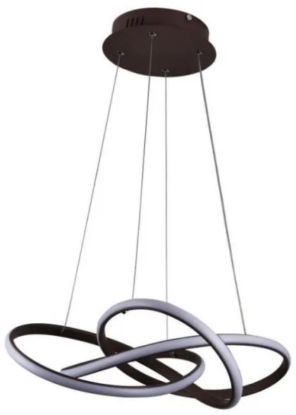 Lampadario a sospensione con filo LED dimmerabile LED/65W/230V 3000-6500K marrone + telecomando