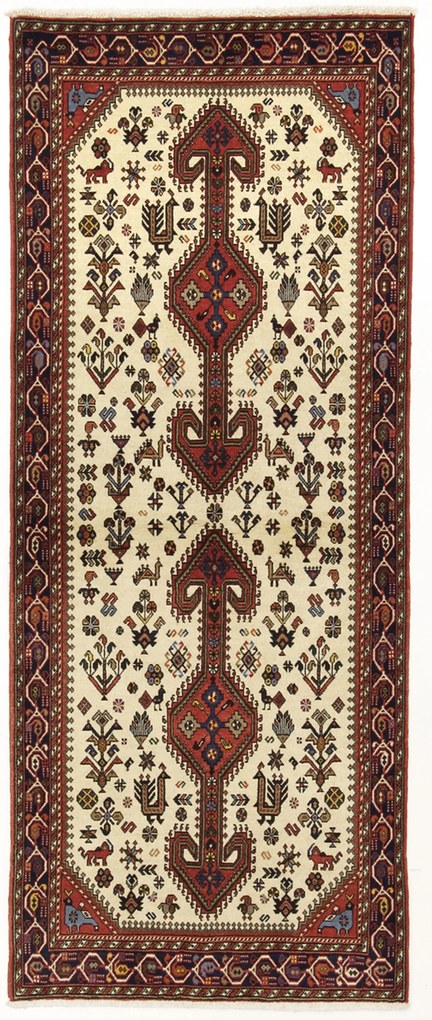 Nasrabad Tappeto 80x200 (Iran) Annodato A Mano