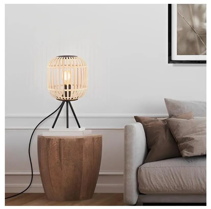 Eglo 43218 - Lampada da tavolo BORDESLEY 1xE27/28W/230V