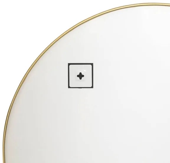 Atmosphera - Specchio da parete ALICE 65x90 cm oro