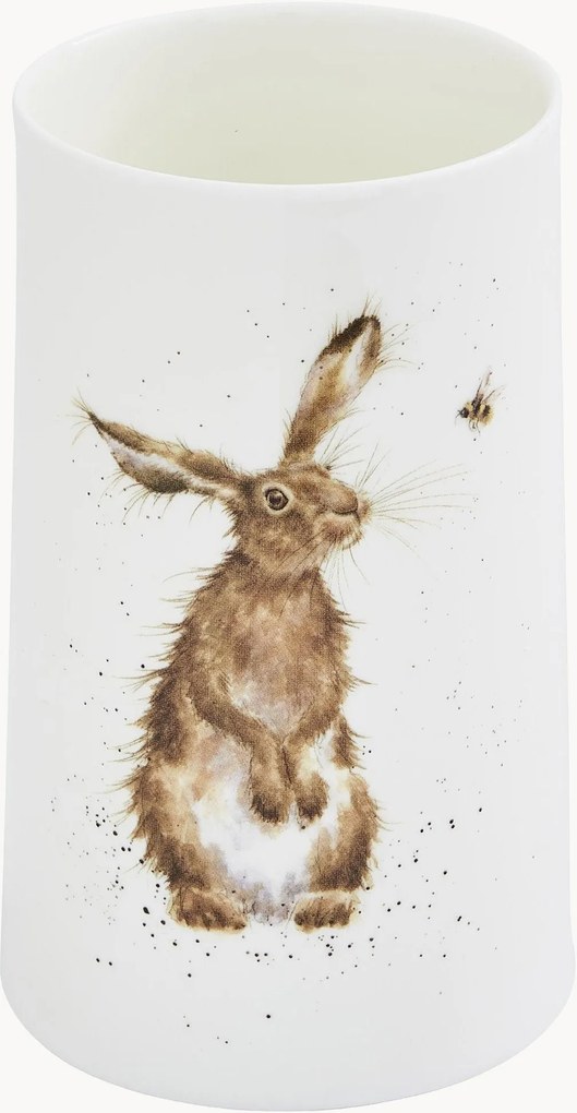 Vaso in Fine Bone China Hare & Bee