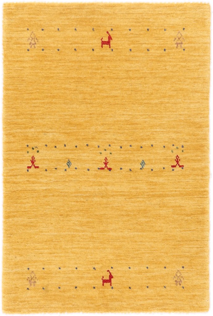 Tappeto orientale 90x60 (Indian) Annodato A Mano