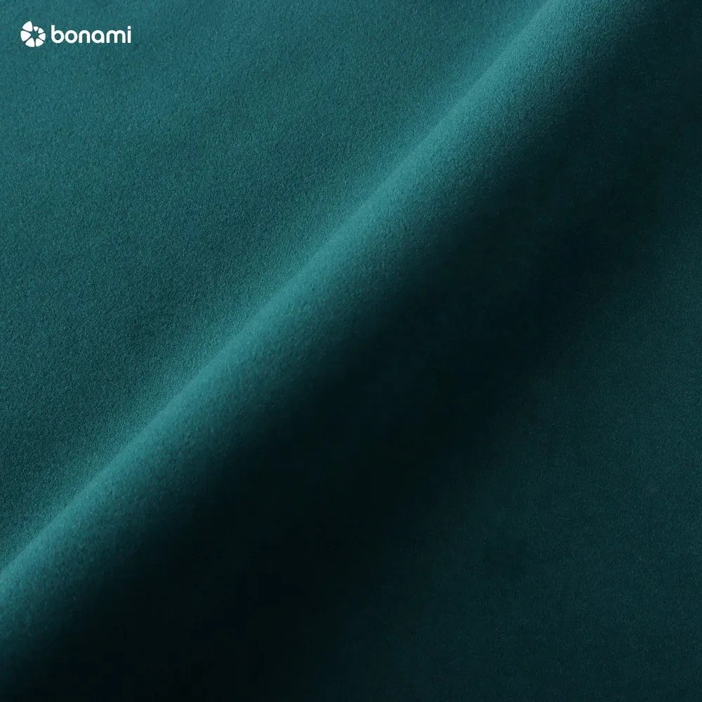 Pouf in velluto verde petrolio Santo - Milo Casa