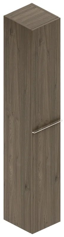 Colonna per mobile bagno Linea 1 anta P 30 x L 30 x H 180 cm rovere cotto truciolare