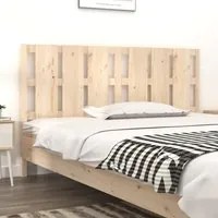 Testiera per Letto 185,5x4x100 cm in Legno Massello di Pino