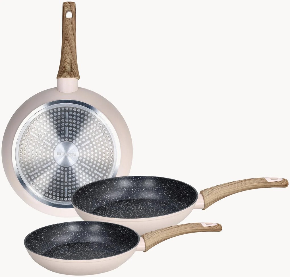 Set 3 padelle forgiato Vanilla