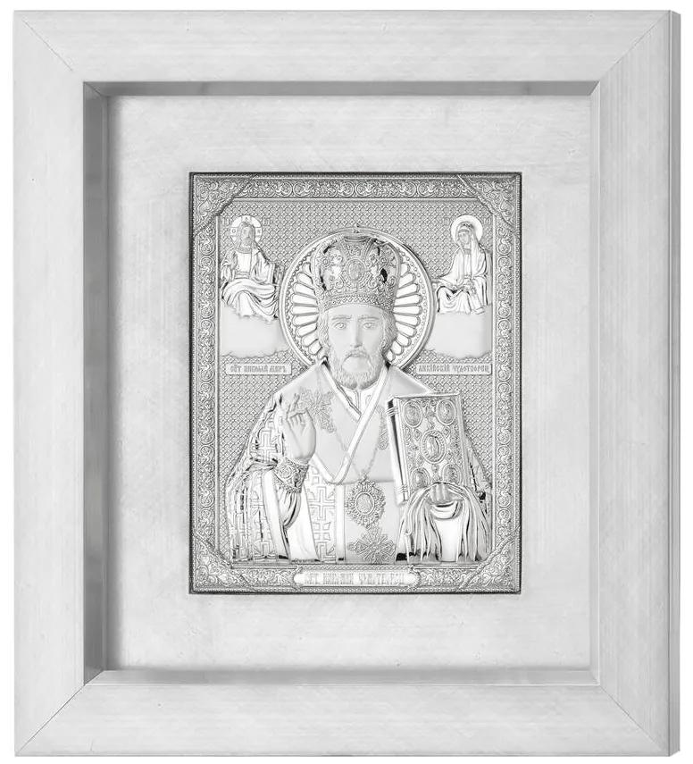 Quadro  "San Nicola" cm.19,2x24h (est. cm.39,2x43,7)
