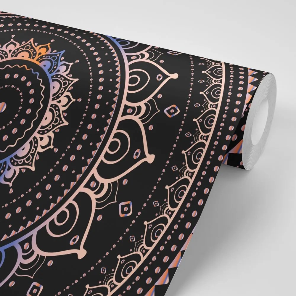 Carta da parati – Mandala colorata