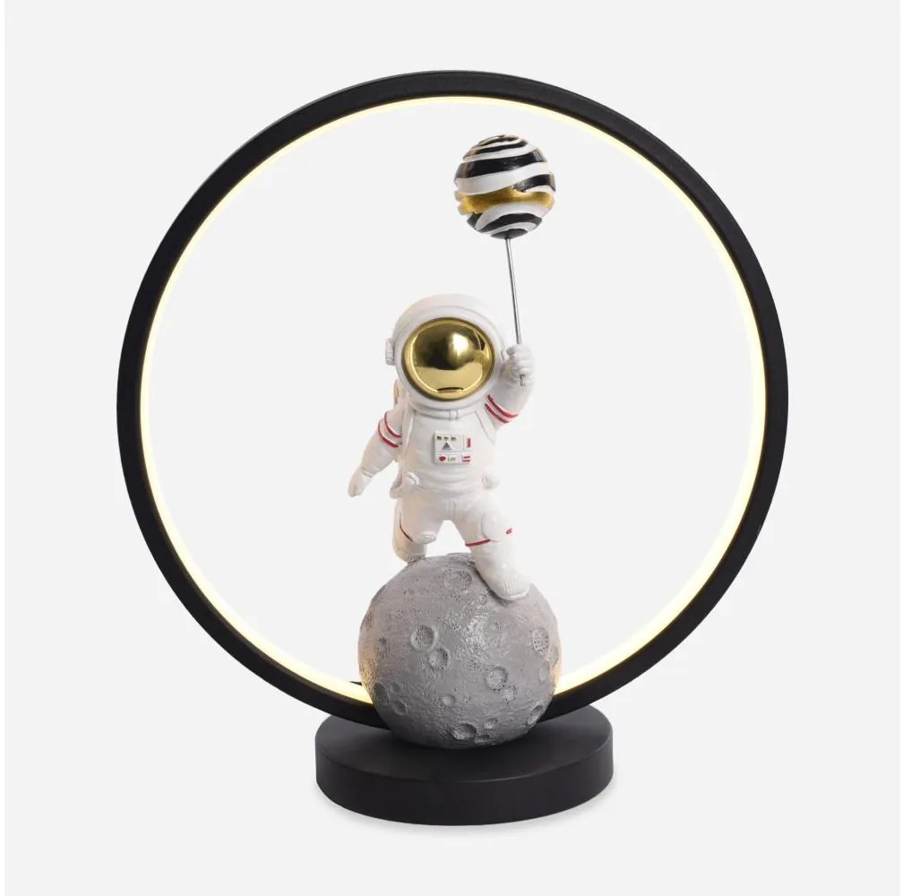 Zuma Line EX04F307U-1 - Lampada da tavolo LED ASTRONAUT LED/4W/5V nero