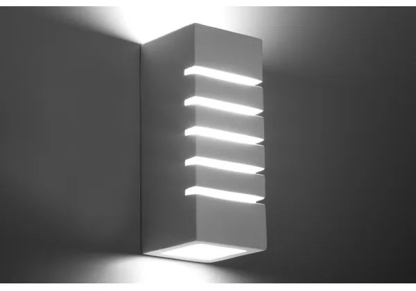 Applique SAMIR 1xE27/60W/230V bianco