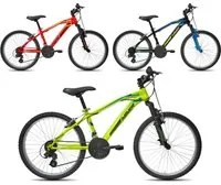 Bicicletta MTB Ragazzo 24 18 Velocit Progress Giallo o Nero o Rosso