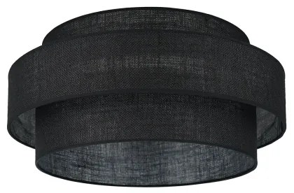 Brilagi - Plafoniera SPACE YUTE LED/12W/230V diametro 50 cm nero