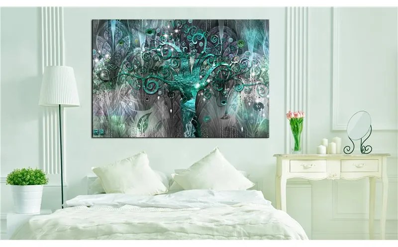 Quadro Tree of the Future  Colore Nero, Dimensioni e Misure 90x60