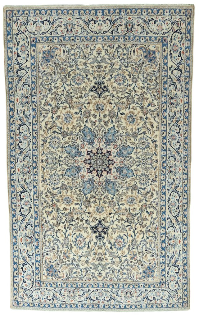 Nain Tappeto persiano 200 x 320 Beige (Iran) Annodato A Mano