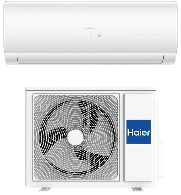 Condizionatore a muro monosplit inverter HAIER Flair 12000 BTU classe raffreddamento A++, classe di riscaldamento A++, bianco