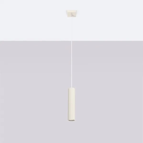 Brilagi - Lampadario a sospensione con filo CRESTO 1xGU10/10W/230V color crema