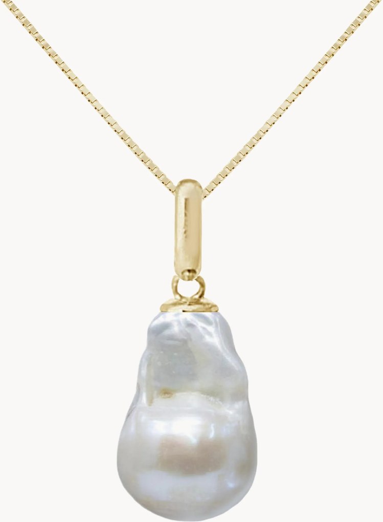 Collana in oro giallo fatta a mano Aether