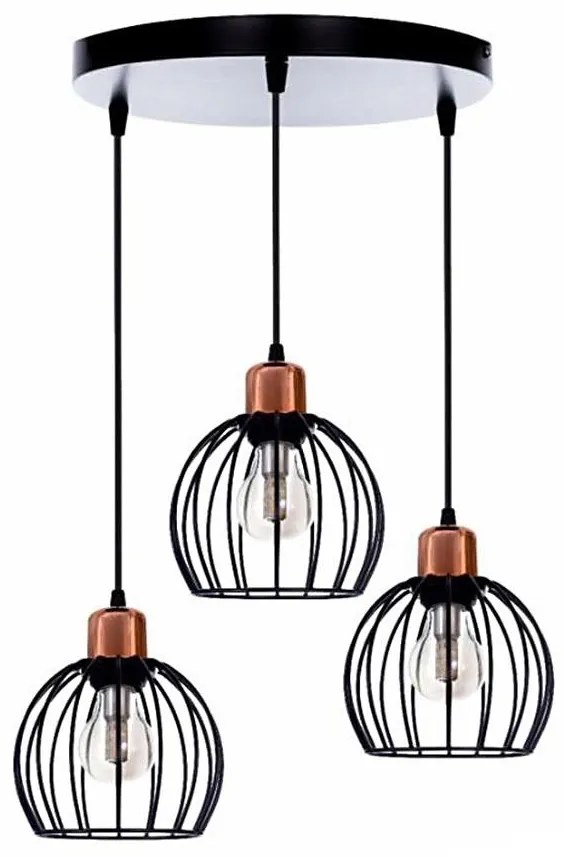 Lampadario a sospensione con filo CELTA 3xE27/40W/230V