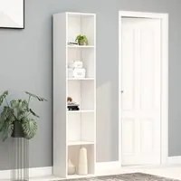 Libreria Bianca 40x30x189 cm in Legno Multistratocod mxl 73091