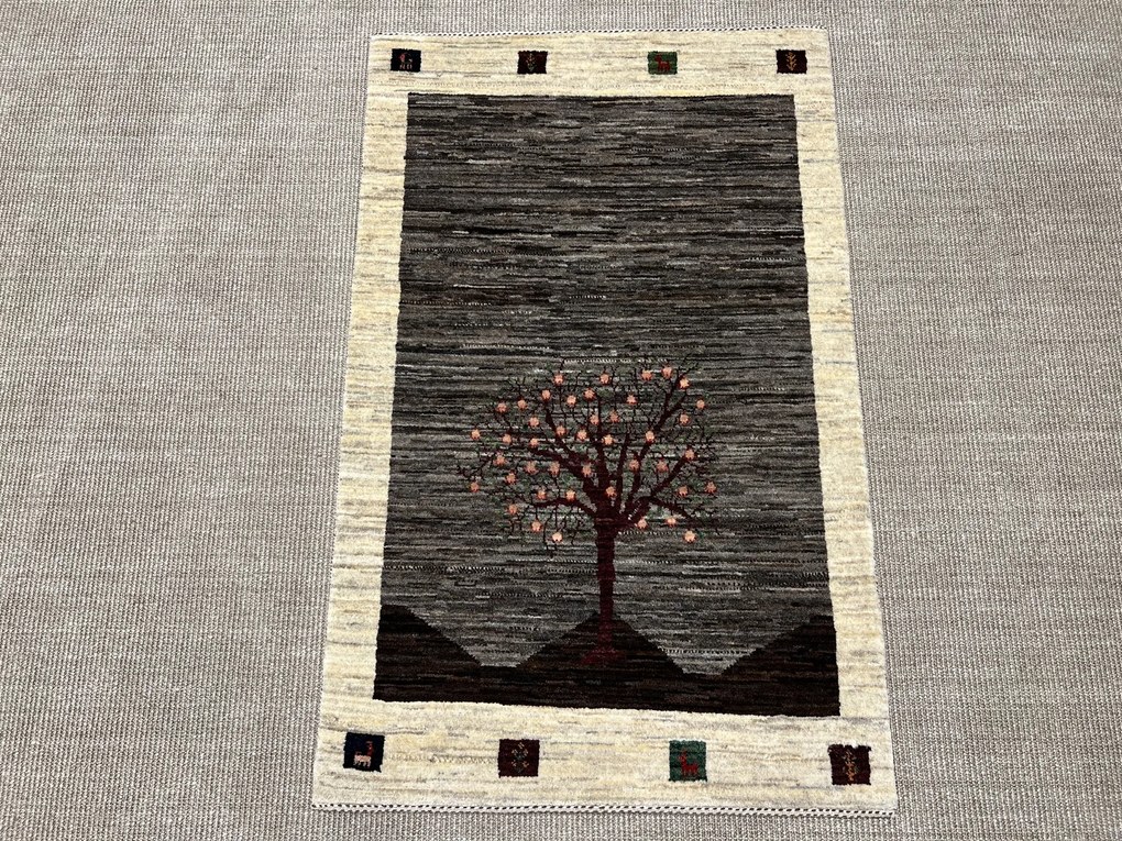Loribaft Tappeto persiano 80 x 130 Grigio (Iran) Annodato A Mano