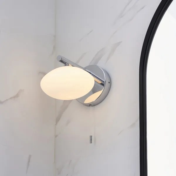 Endon 97181 - Applique da bagno MOBIAS 1xG9/3W/230V IP44 cromo lucido