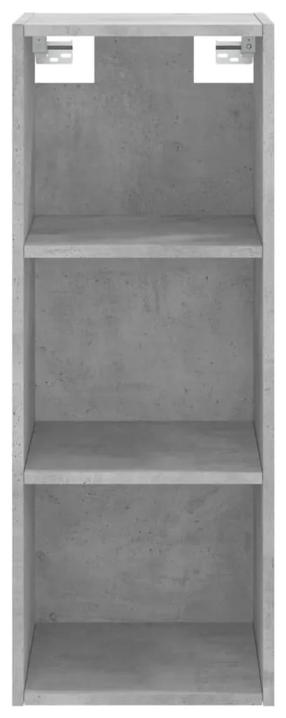 Credenza Grigio Cemento 34,5x32,5x180 cm in Legno Multistrato