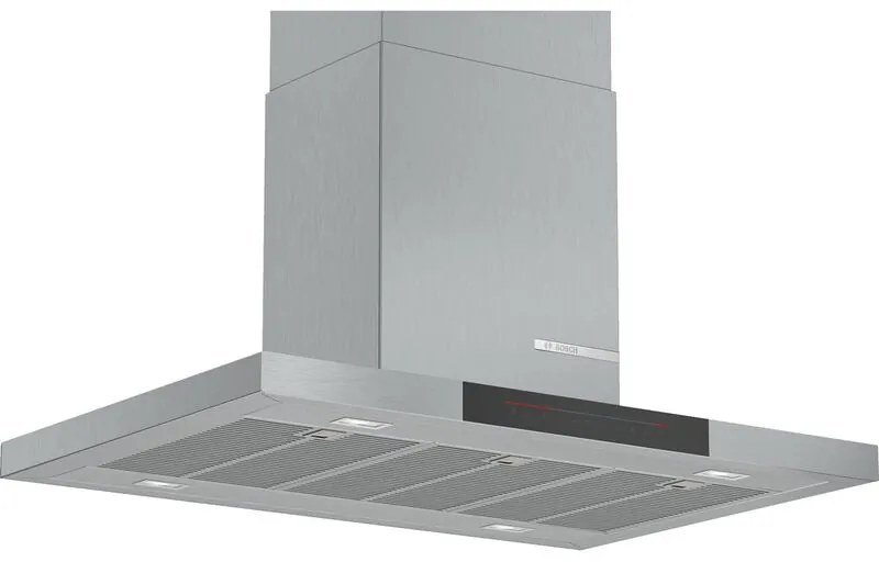 cappa ad isola box 90cm 867m3 / h a + acciaio inox - dib98jq50 - bosch
