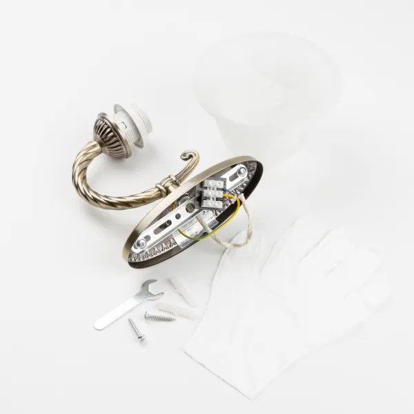 Brilagi - Applique CLASSIC 1xE27/60W/230V ottone