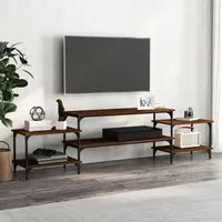 Mobile Porta TV Rovere Marrone 197x35x52 cm Legno Multistratocod mxl 79089