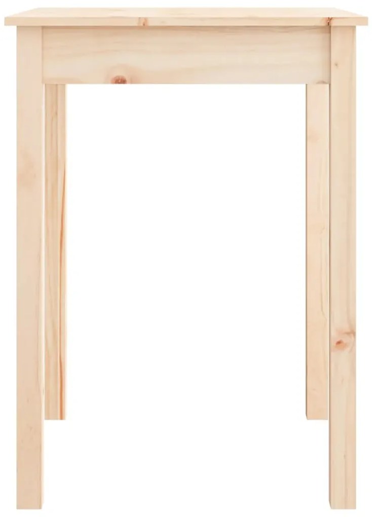Tavolo da pranzo 55x55x75 cm in legno massello di pino