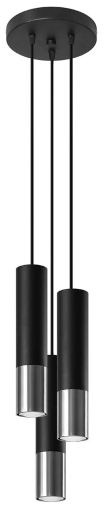 Lampada a Sospensione 3xGU10 in Acciaio LOOPEZ 3P