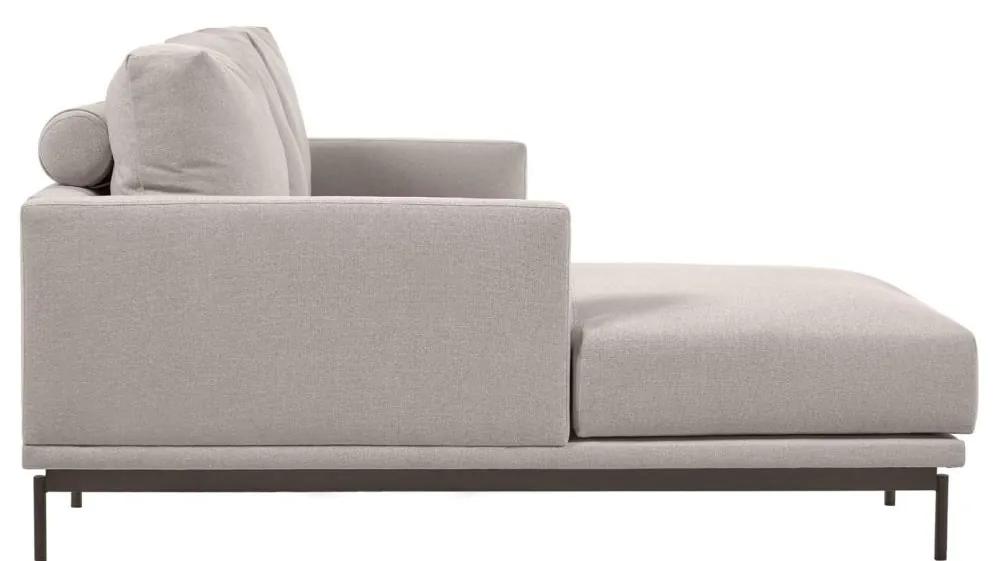 Kave Home - Divano Galene 4 posti con chaise longue sinistro beige 314 cm