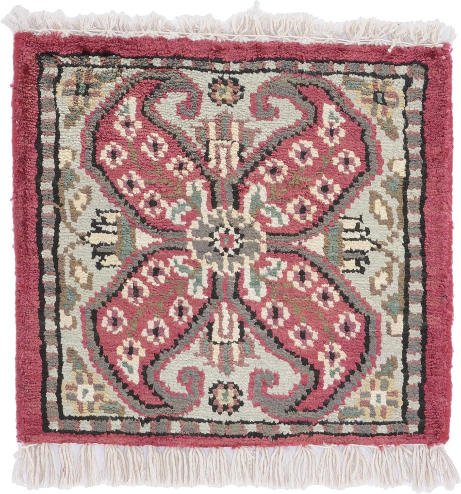 Agra Tappeto 30x30 (Indian) Annodato A Mano