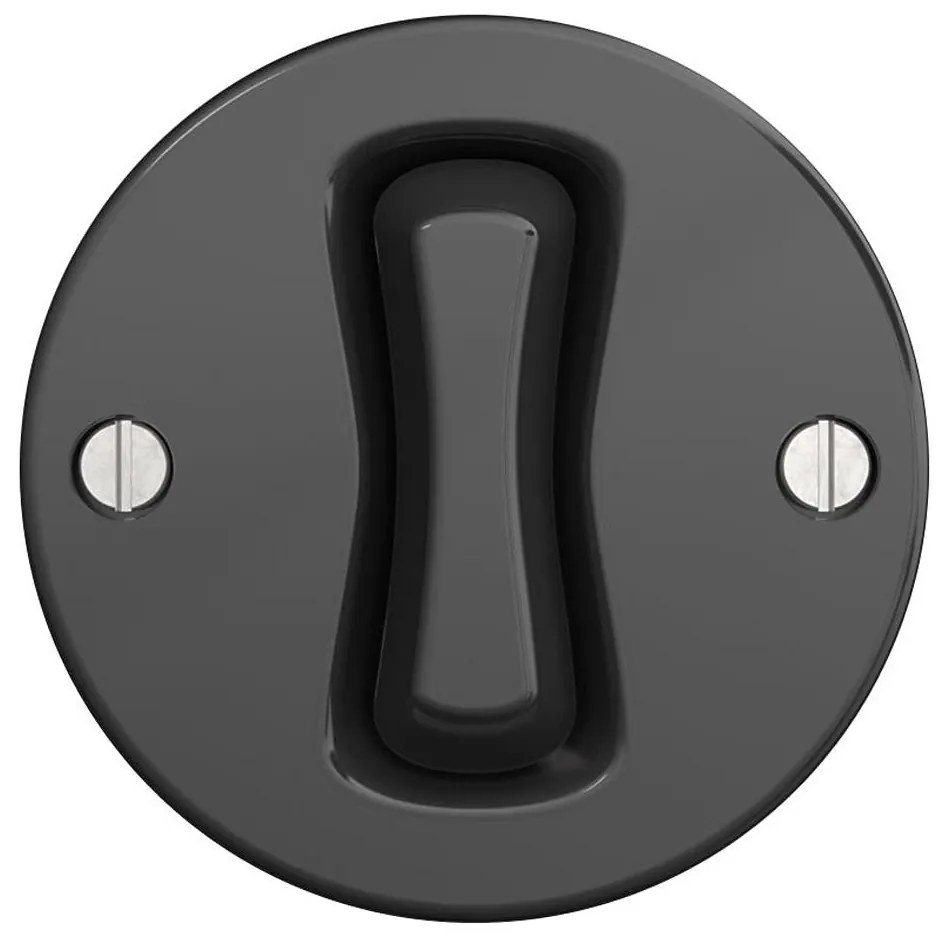 Kliklap - Pulsante retrò senza cornice, antracite