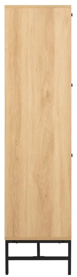 Scarpiera con ante in rovere colore naturale 99x140x35 cm Albany - Actona