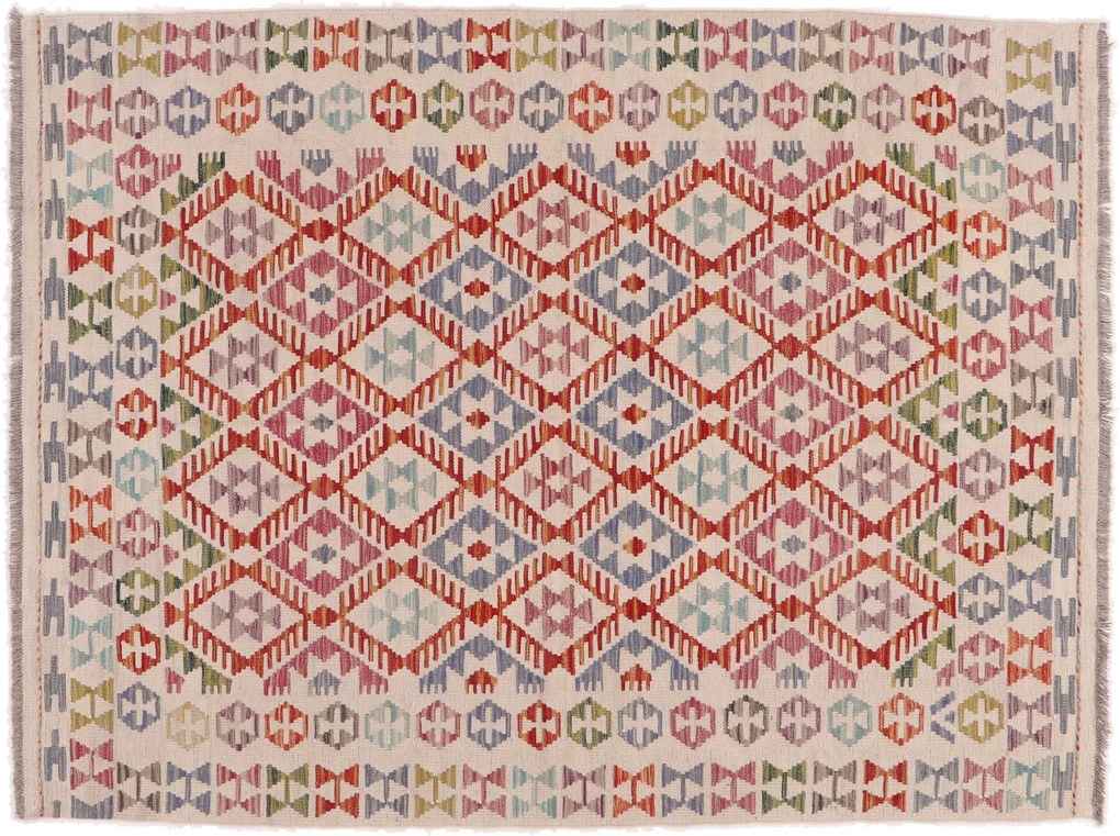 Kilim Tappeto 200 x 150 (Afghanistan) Tessuto A Mano