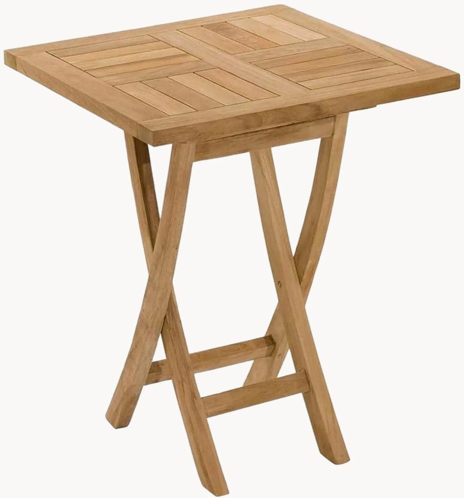 Tavolino pieghevole da giardino in legno di teak Fun