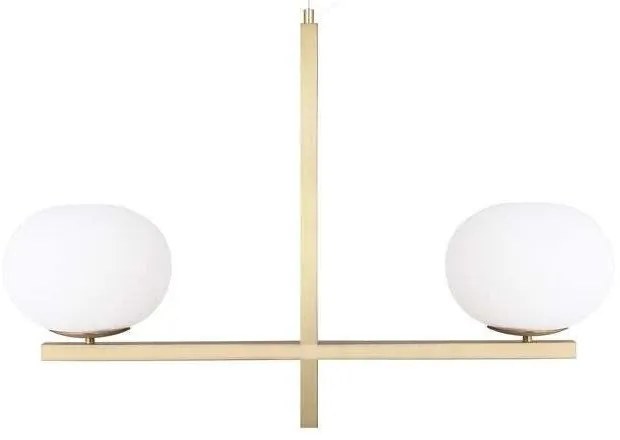 Globen Lighting - Gemini Lampada A Sospensione Ottone Spazzolato Globen Lighting