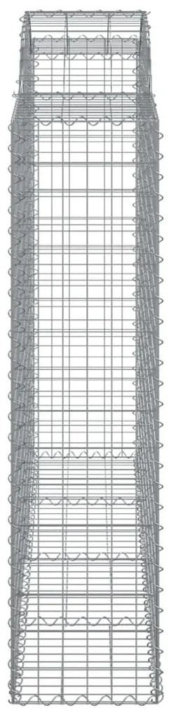 Cesti Gabbioni ad Arco 10 pz 200x50x160/180 cm Ferro Zincato