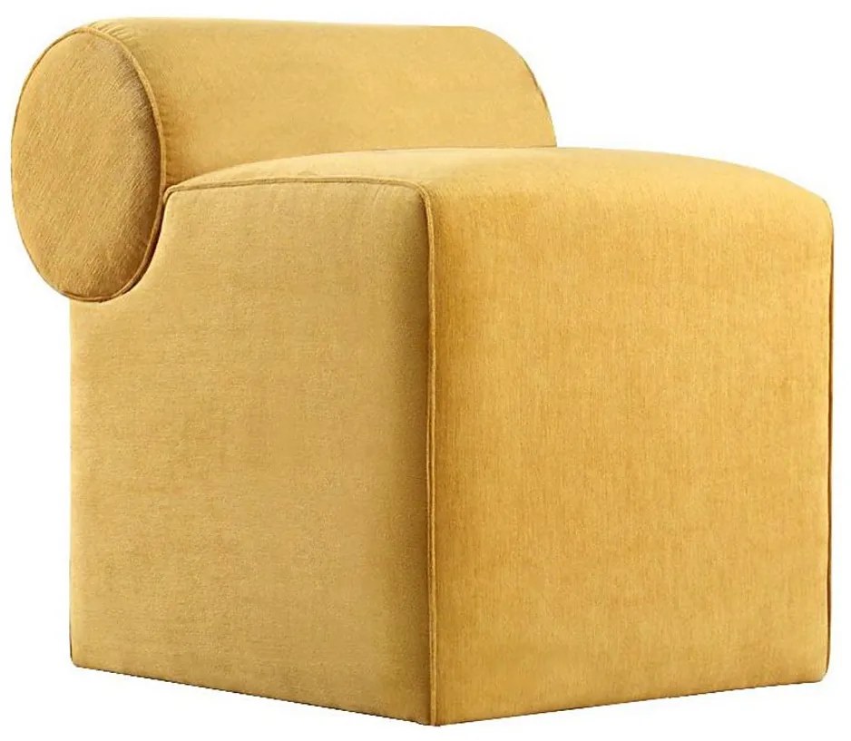 Pouf TIKI 47x45 cm giallo