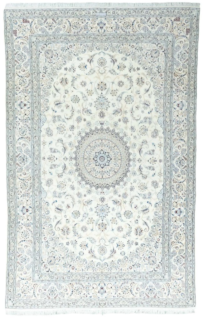 Nain Tappeto persiano 370 x 230 Beige (Iran) Annodato A Mano