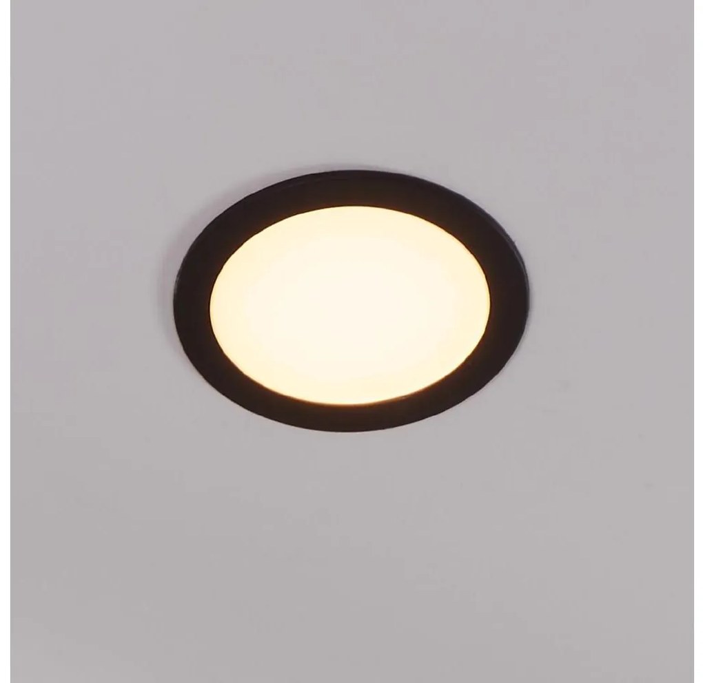 Eglo 31744 - Lampada da bagno LED dimmerabile FUEVA-Z 10,5W/230V IP44 nero