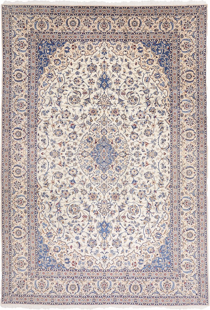Nain Tappeto persiano 370x260 (Iran) Annodato A Mano
