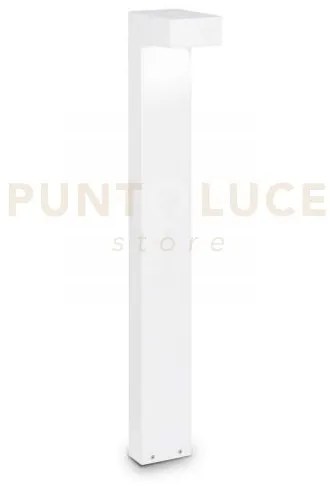 Sirio paletto ip65 h.80cm 1 luce attacco gx53 bianco
